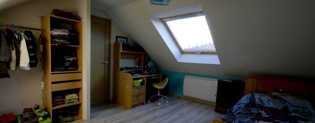 Rangement dressing bureau dans combles