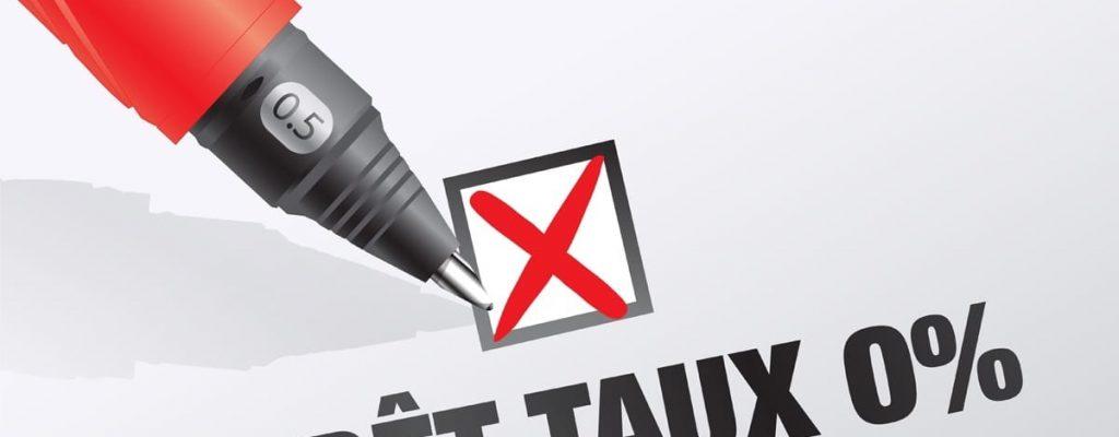 emprunt taux 0%