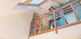 Mezzanine dans combles aménagés