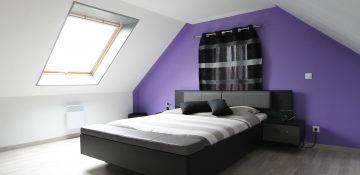 chambre parentale sous les combles